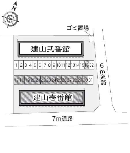 合志市幾久富 月極駐車場